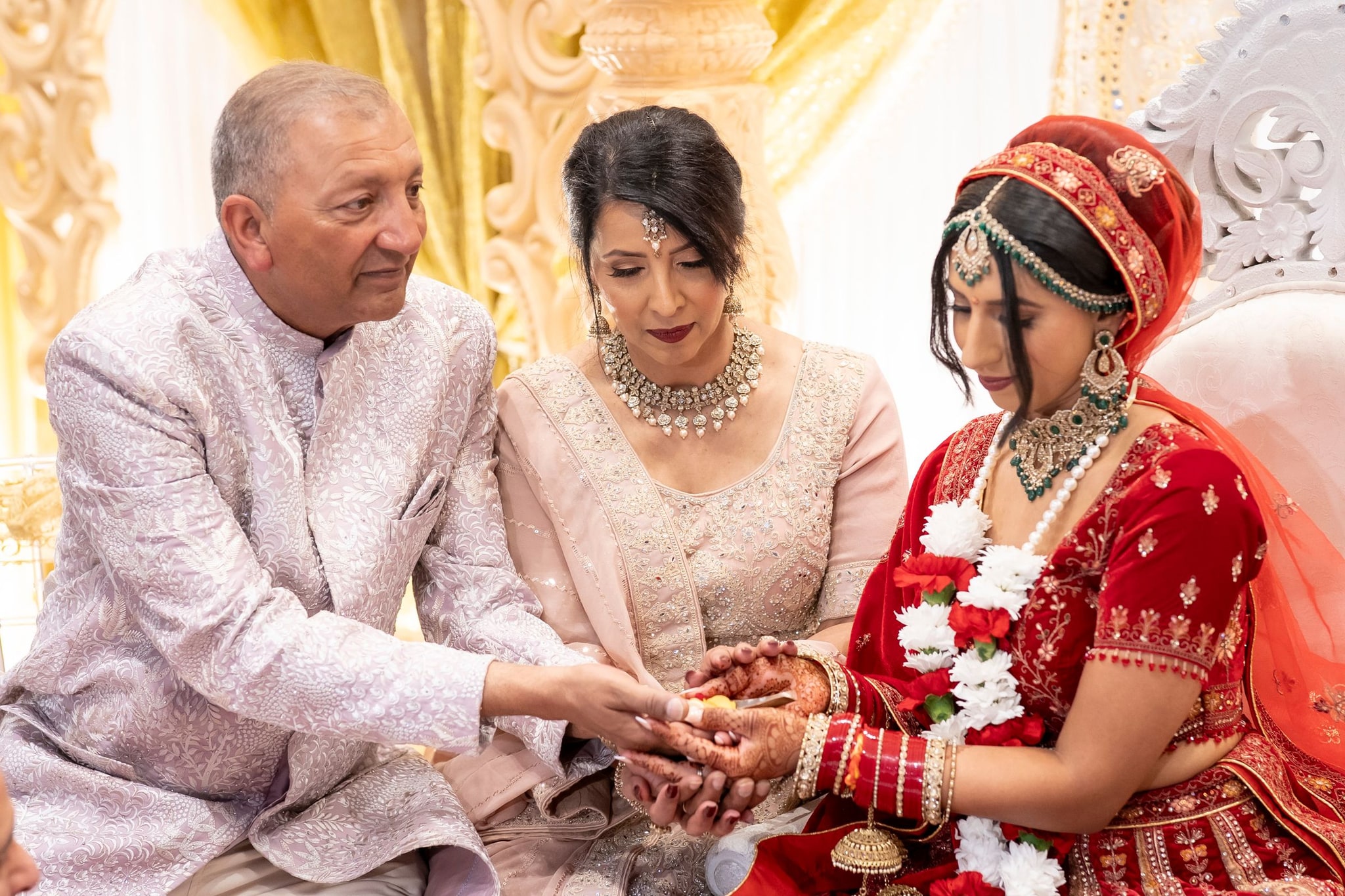 Hindu wedding photographed by Memory Filming